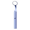 Dental mirror with LED light, purple